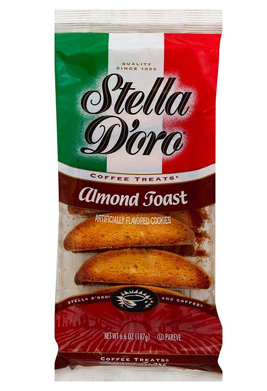 Stella D'oro Old Fashioned Quality Cookies 1 Pack (Almond Toast)