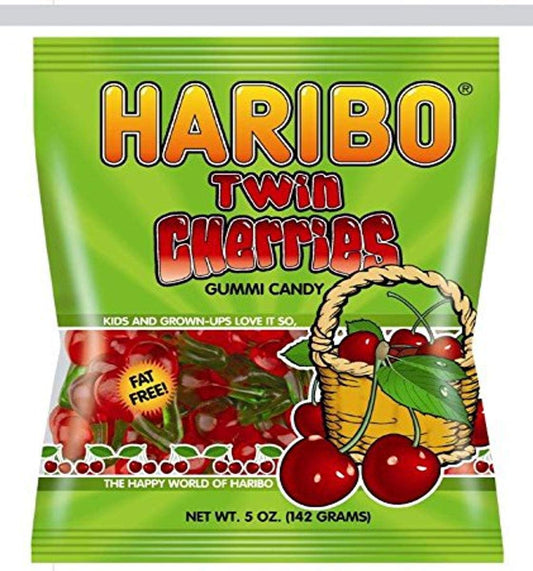 Haribo, Twin Cherry Bag, 5 oz