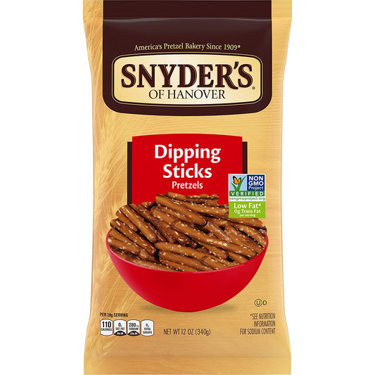 Snyder's of Hanover Pretzels, Dipping Sticks, 12 Oz