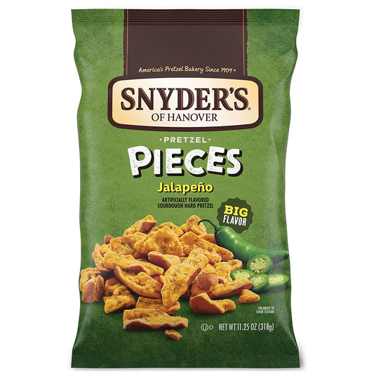 Snyder's of Hanover Pretzel Pieces, Jalapeno, 11.25 Oz