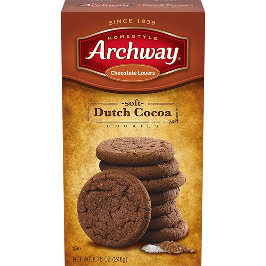 Archway Cookies, Soft Dutch Cocoa, 8.75 Oz